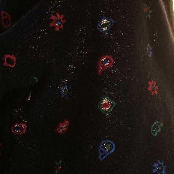 GEIGER Collections Wool Print Cardigan Sweater EU 38 - Picture 15 of 15
